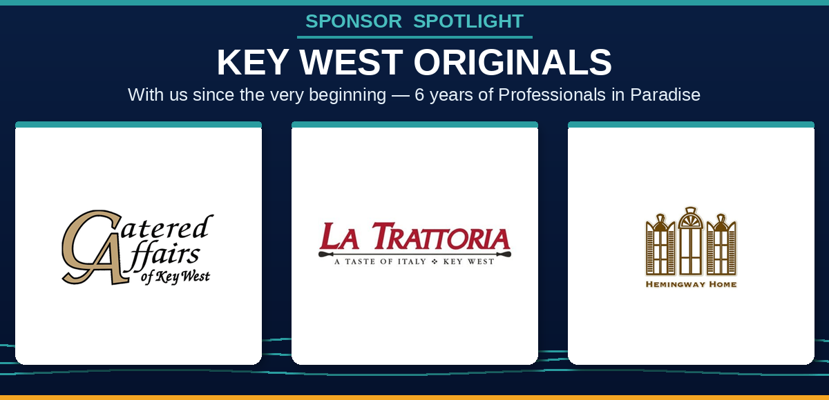 Sponsor Spotlight: A Salute to Three Key West Originals