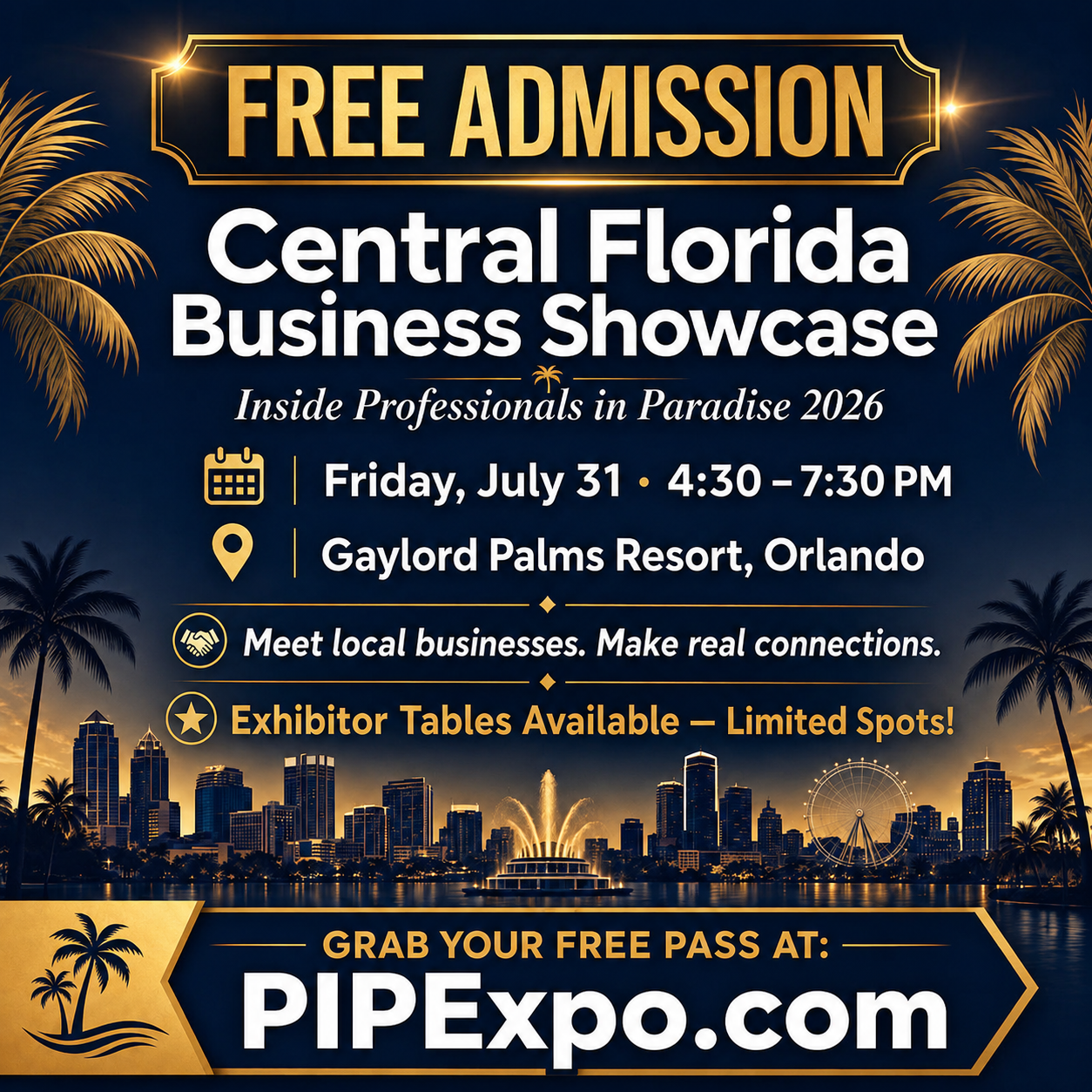 The PIP2026 Business Showcase