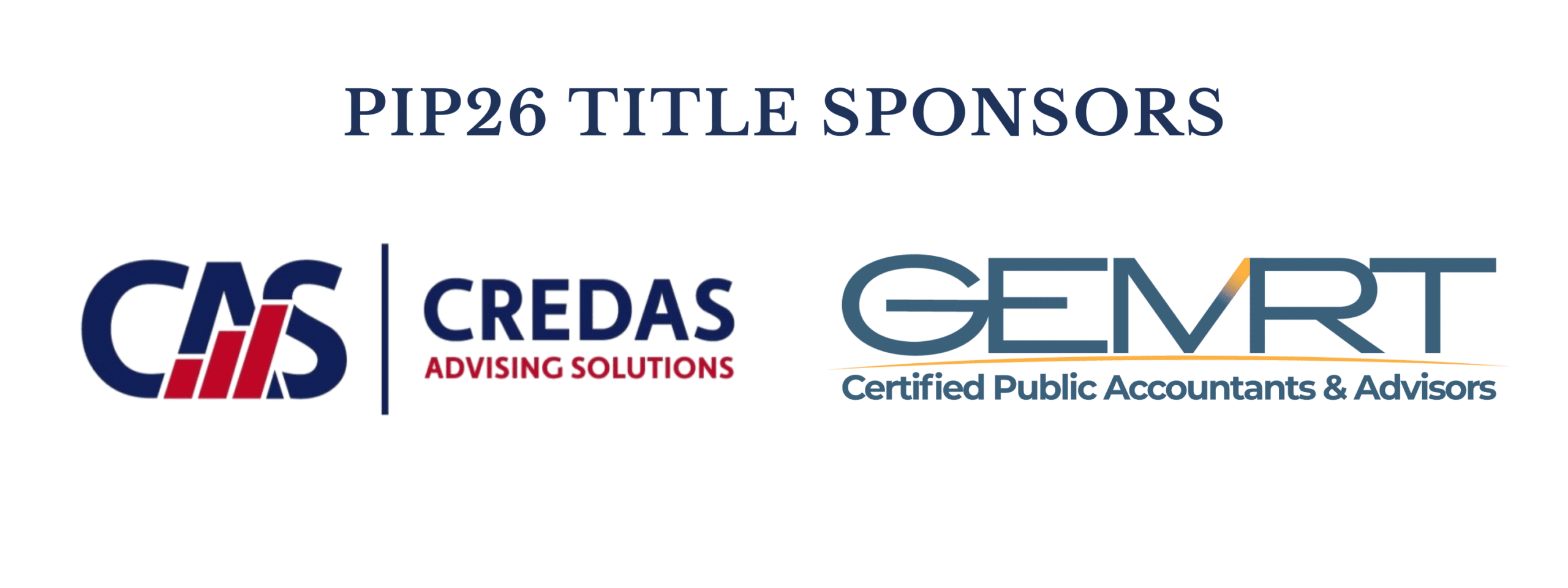 To Our Title Sponsors